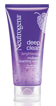 Neutrogena Deep Clean Brightening Mulberry Foaming Scrub 100g.